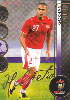 Gokhan Inler Switzerland Panini Euro 2008 Card Collection #87